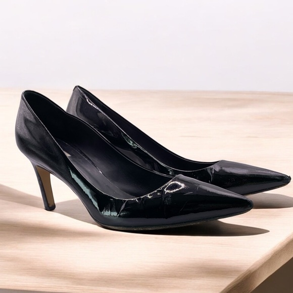 MAXMARA Black Patent LEATHER Heels - Picture 9 of 10